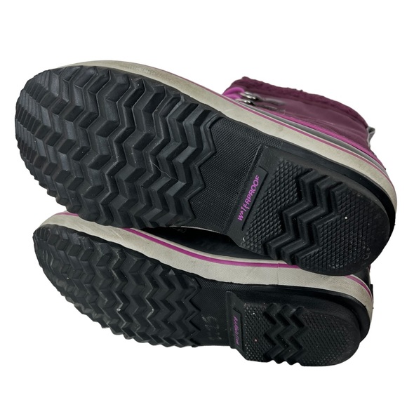 SOREL BOOTS‎ waterproof winter PURPLE  warm Yoot Pac EUC size 5 US women’s EU 37 - Picture 2 of 12